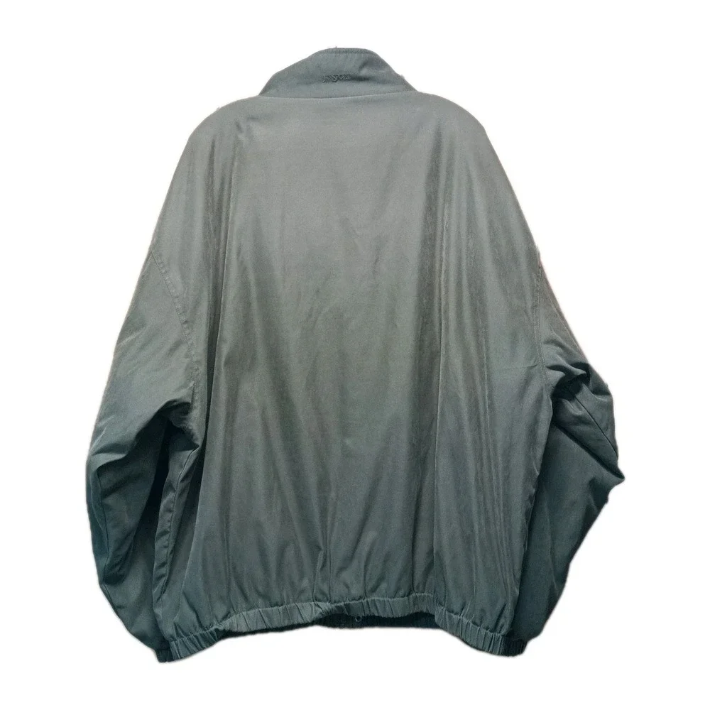 Vtg 90s Notre Dame JanSport Jacket Full‎ Zip Fleece Lined Adult XXL Green Suede